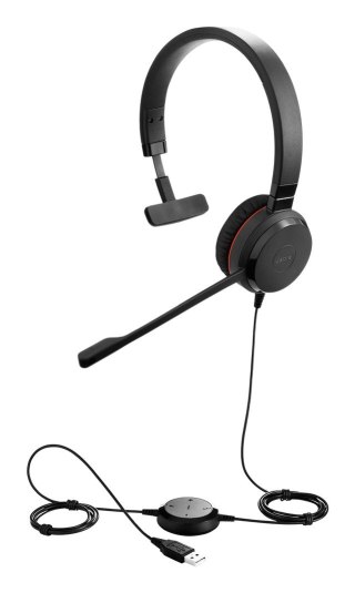 Zestaw słuchawkowy Jabra Evolve 30 II MS Mono USB C/A i gniazdo 3,5 mm