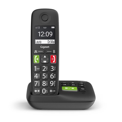 Gigaset E290A - Telefon bezprzewodowy - Automatyczna sekretarka z identyfikatorem dzwoniącego - ECO DECT/GAP