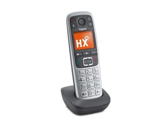 Gigaset E560HX int. słuchawka z przyciskiem Gro i podstawką ładującą - platynowa