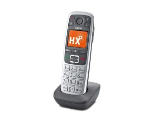 Gigaset E560HX int. słuchawka z przyciskiem Gro i podstawką ładującą - platynowa