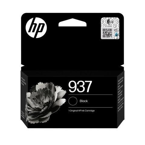 HP Oryginalny wkład z czarnym atramentem 937
