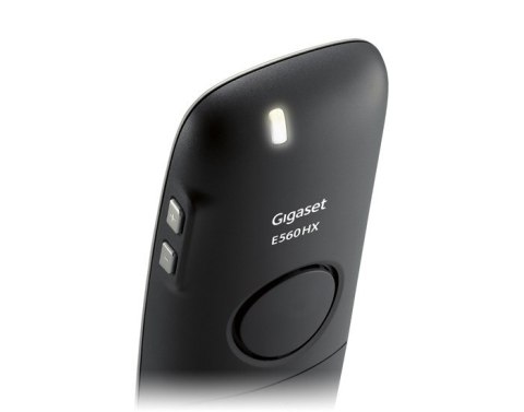 Telefon bezprzewodowy Gigaset E560 HX z zestawem głośnomówiącym szary