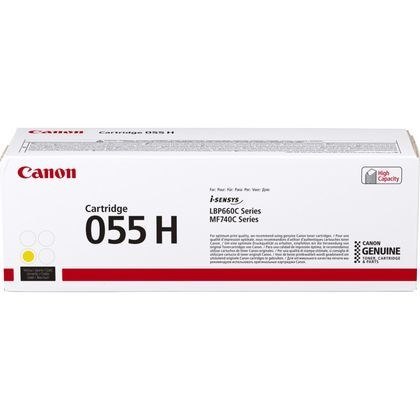 Canon 055H kaseta z tonerem 1 szt. Oryginalny Żółty