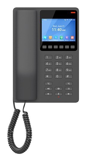 Grandstream Networks GHP631W telefon VoIP Czarny 2 linii LCD Wi-Fi