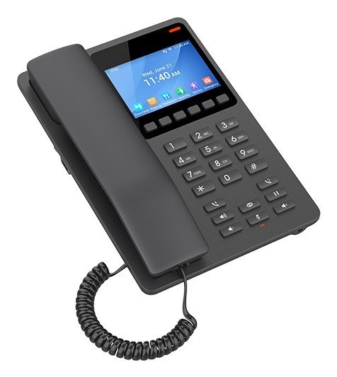 Grandstream Networks GHP631W telefon VoIP Czarny 2 linii LCD Wi-Fi
