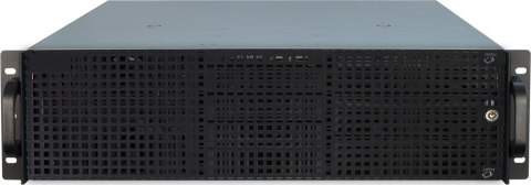 Inter-Tech 3U-30248 Stojak Czarny, Stal nierdzewna