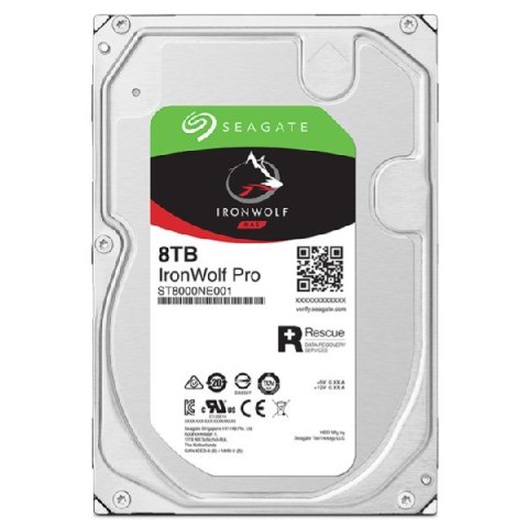 Seagate IronWolf Pro ST8000NT001 dysk twardy 3.5" 8 TB Serial ATA III