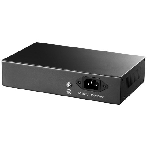 Cudy GS1008PS2 łącza sieciowe Nie zarządzany Gigabit Ethernet (10/100/1000) Obsługa PoE Czarny