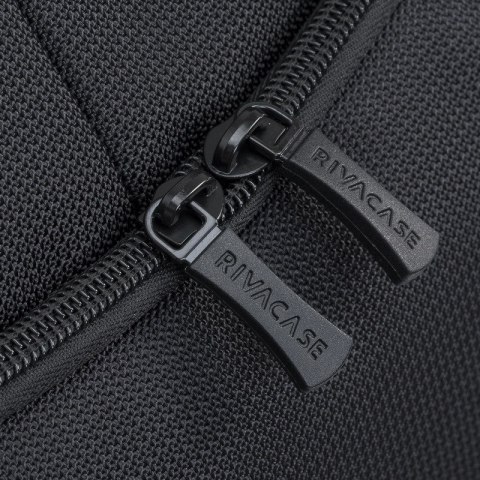 Torba do notebooka 17,3" RIVACASE Tegel czarna, z materiału wodoodpornego