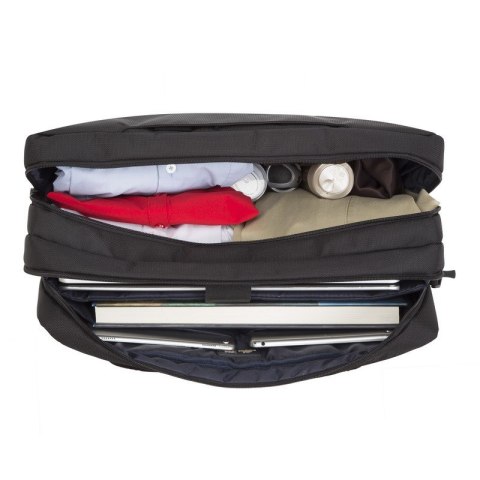 Torba do notebooka 17,3" RIVACASE Tegel czarna, z materiału wodoodpornego