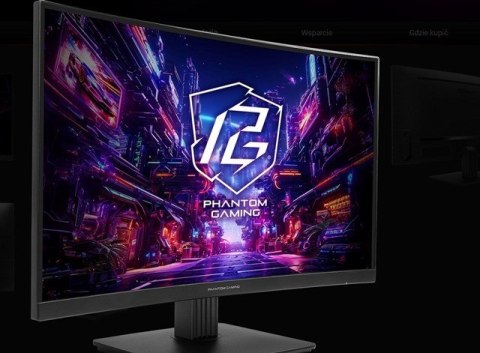 Asrock PG27QRT1B monitor komputerowy 68,6 cm (27") 2560 x 1440 px QHD Czarny