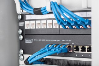 Digitus 10-calowy 8-portowy przełącznik Gigabit Ethernet PoE