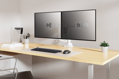 Neomounts DS75-450WH2 uchwyt / stojak do monitorów 81,3 cm (32") Biurko Biały