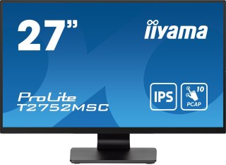 Iiyama ProLite T2752MSC-B1 monitor komputerowy 68,6 cm (27") 1920 x 1080 px Full HD LED Ekran dotykowy Czarny
