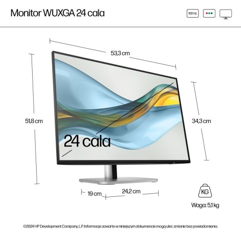 Monitor HP Series 5 24-calowy monitor seria 5 Pro WUXGA - 524pn
