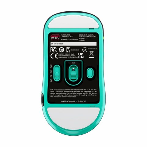 CHERRY XTRFY CX-M68W-BLACK myszka Gaming RF Wireless 26000 DPI