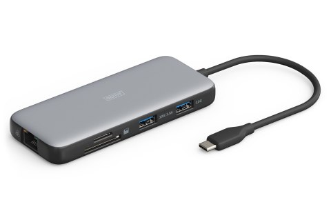Digitus Stacja dokująca USB-C, 8-portowa