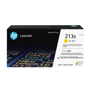HP Oryginalnym wkładem z żółtym tonerem o wysokiej wydajności 213X LaserJet