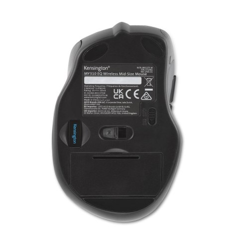 Kensington MY310 EQ myszka Biuro Po prawej stronie RF Wireless Optyczny 1600 DPI