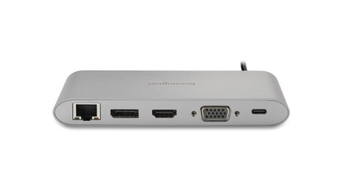 Kensington Przenośna stacja dokująca UH1440P, USB-C, 5 Gb/s, podwójne wideo, nie wymaga sterowników, zasilanie