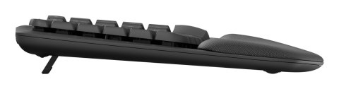 Logitech 920-012327 klawiatura Biuro RF Wireless + Bluetooth QWERTZ Niemiecki Grafitowy