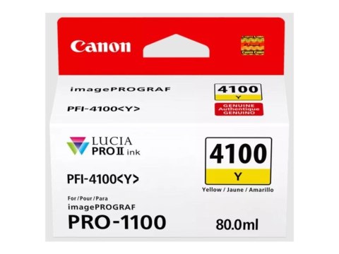 INK PFI-4100 Y YELLOW INK TANK/