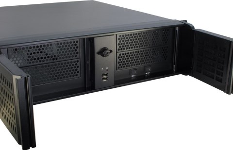 Inter-Tech 3U 3098-S, 19" Rack Server Chassis - czarny
