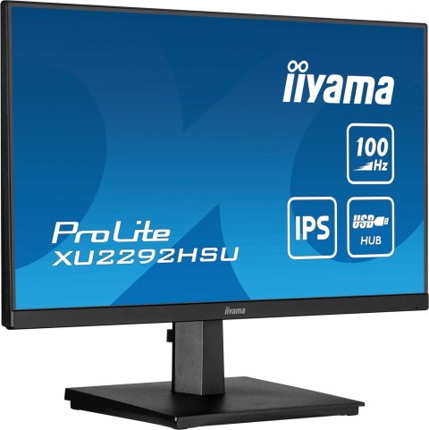 Monitor IIYAMA XU2292HSU-B6 21.5 cali ETE IPS Full HD 100Hz 250cd/m2 0.4ms HDMI DP USB-HUB 4x3.2 Głośniki