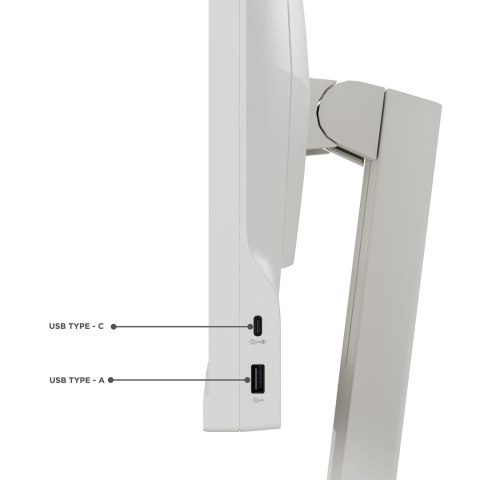 Monitor LED Lenovo C24d-20 61cm (24") 1920x1200px Full HD Szary, Biały