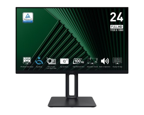 Monitor MSI Pro MP245PG 24 cali IPS FHD HDMI/DP Pivot - Płaski ekran - 61 cm
