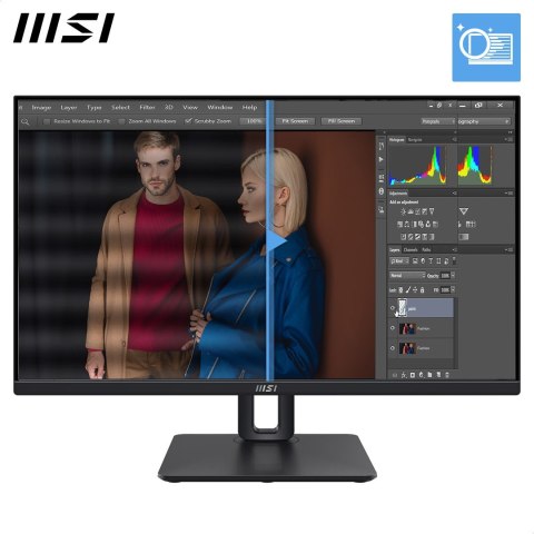 Monitor MSI Pro MP245PG 24 cali IPS FHD HDMI/DP Pivot - Płaski ekran - 61 cm