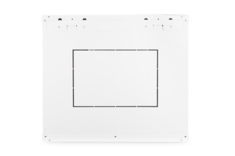 Szafa sieciowa wisząca DYNAmic 19" 12U rack 600x600, drzwi szyba, szary, niedzielona, złożona, 60kg
