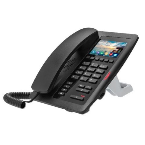 Fanvil H5W Czarny | Telefon VoIP | HD Audio, Wi-Fi, RJ45 100Mb/s PoE, wyświetlacz LCD, desktop