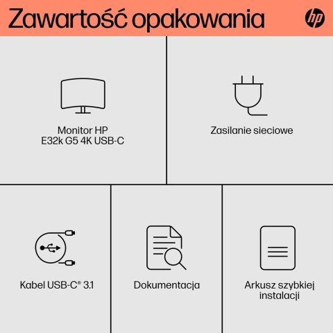 HP Monitor E32k G5 4K USB-C