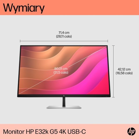 HP Monitor E32k G5 4K USB-C