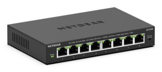 NETGEAR GS308E Zarządzany L2/L3 Gigabit Ethernet (10/100/1000) Obsługa PoE Czarny