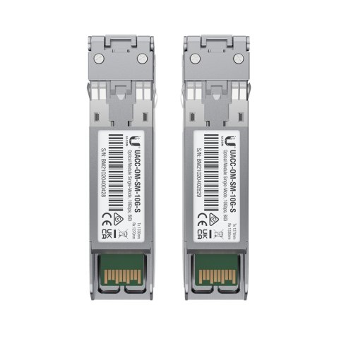 Ubiquiti UACC-OM-SM-10G-S-20 moduł przekaźników sieciowych Swiatłowód 10000 Mbit/s