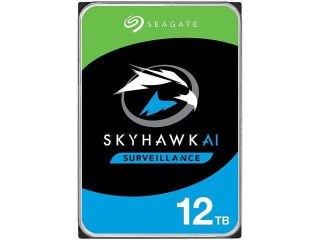 Seagate SkyHawk AI dysk twardy 12 TB 7200 RPM 256 MB 3.5" Serial ATA III (ST12000VE001)