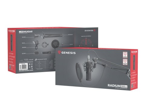 GENESIS Radium 300 XLR Czarny Mikrofon studyjny