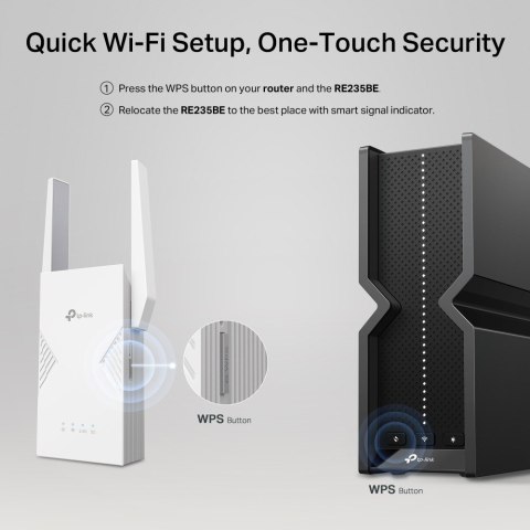 Wzmacniacz sygnału Wi-Fi 7 TP-LINK RE235BE BE3600