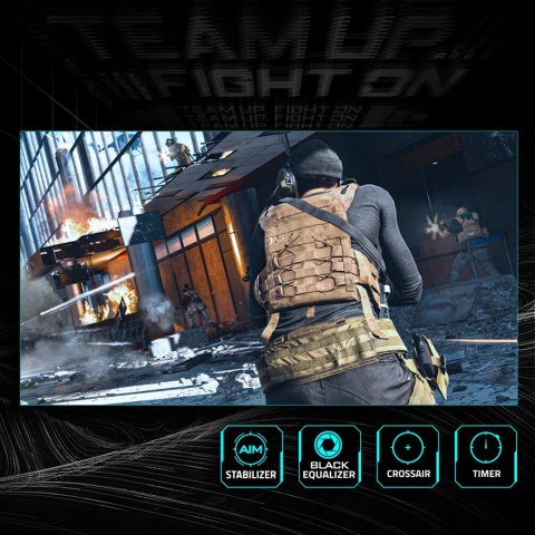 Monitor Gigabyte GS32QCA EK 32" VA 180 Hz 1 ms 2560 x 1440 pikseli 250 cd/m2 Ilość portów HDMI: 2