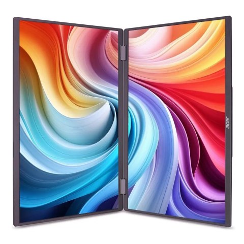 Projektor Acer PD163QBMIUUX Seria PD3 16" IPS Czarny 16:9 60 Hz 8 ms 2x1920 x 1080 pikseli 250 cd/m2 Ilość portów HDMI: 1