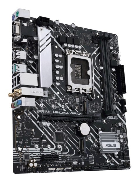 Asus | Płyta główna H610M-A WIFI D4 | Rodzina procesorów Intel | Gniazdo procesora LGA1700 | Moduły DIMM DDR4 | Gniazda pamięci 