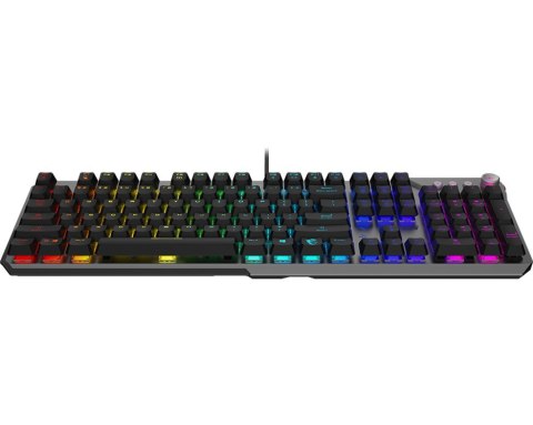 Klawiatura gamingowa czarna US Strike 600 Silent MSI