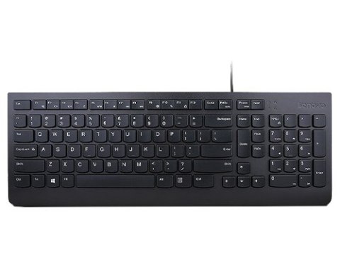 Lenovo Essential klawiatura Uniwersalna USB QWERTY US English Czarny 4Y41C68681