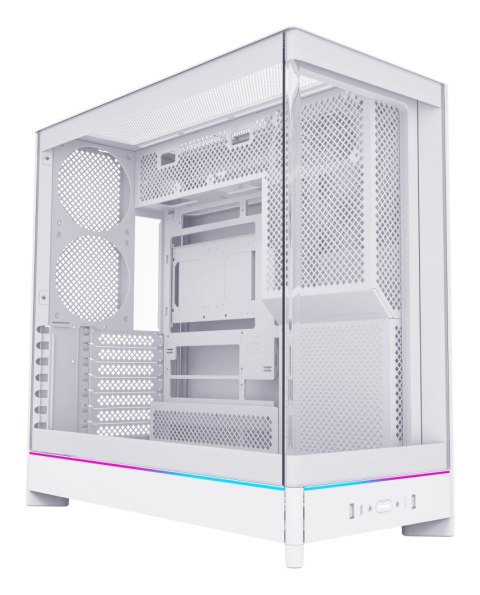 Obudowa PC Montech HS02, Midi-Tower, ATX, Szkło hartowane, ARGB - biała