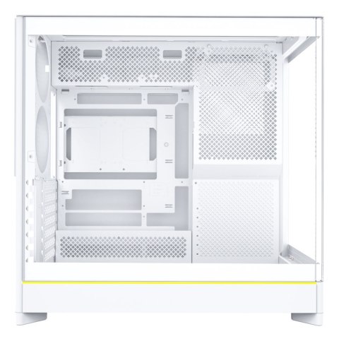 Obudowa PC Montech HS02, Midi-Tower, ATX, Szkło hartowane, ARGB - biała