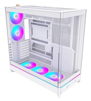 Obudowa PC Montech HS02 PRO, Midi-Tower, ATX, Szkło hartowane, ARGB - biała