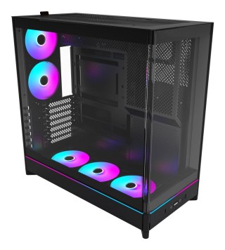 Obudowa PC Montech HS02 PRO, Midi-Tower, ATX, Szkło hartowane, ARGB