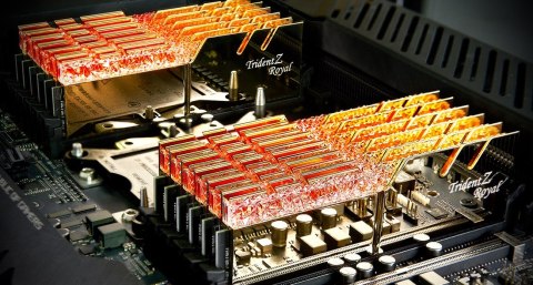 Pamięć RAM G.Skill Trident Z Royal Series - DDR4 - pakiet - 32 GB: 2 x 16 GB - DIMM 288-pin - 3600 MHz / PC4-28800 - bez buforow